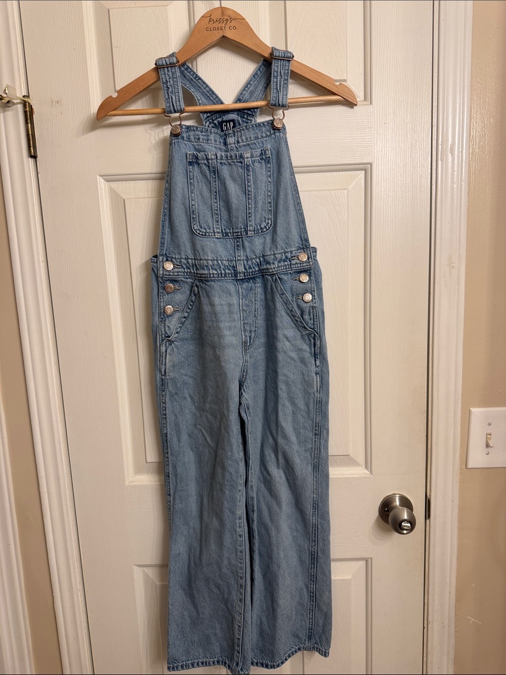 GAP Light Blue Denim Overalls